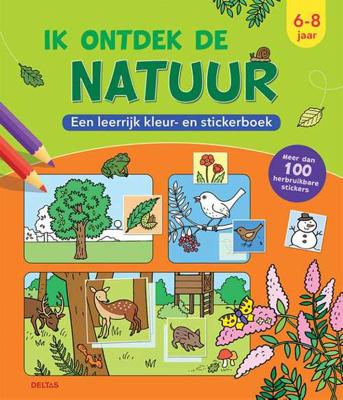Deltas kleur- en stickerboek Ik ontdek de Natuur