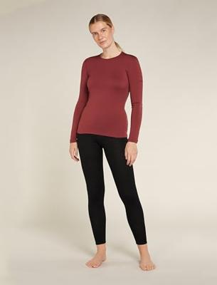 Icebreaker Merino 260 Tech High Rise Thermobroek Dames Black M