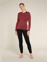Icebreaker Merino 260 Tech High Rise Thermobroek Dames Black M - thumbnail