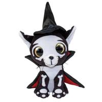 Lumo Stars knuffel Lumo Cat Spooky Classic 15 cm zwart/wit - thumbnail