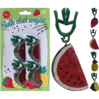 Tafelkleed Gewichtjes Fruit 4st Assorti - thumbnail