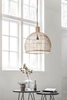 MUST Living Hanglamp 'Las Salinas' Rotan, 50cm, kleur Naturel - thumbnail