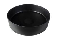 Solid surface waskom Tess zwart - thumbnail