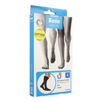 Bota Relax 280 Katoen Korte Kous Zwart N4 - thumbnail