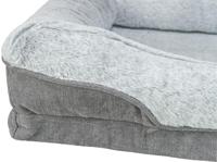 Trixie vital hondenmand lino hoekig grijs / lichtgrijs - thumbnail