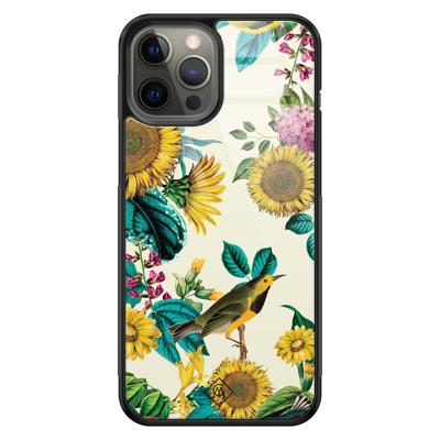 iPhone 12 Pro Max glazen hardcase - Sunflowers iPhone 12 Pro Max glazen hardcase - Sunflowers