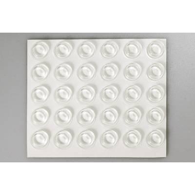 TOOLCRAFT 2125C60-C Apparaatvoet Zelfklevend, Rond Transparant (Ø x h) 12.7 mm x 3.5 mm 60 stuk(s)
