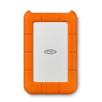 LaCie Rugged 2 TB Externe harde schijf (2,5 inch) USB-C Zilver, Oranje STFR2000800