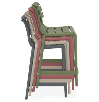 ALTEREGO NOBU MINI Middelhoge snackkruk - Rood ALTEREGO NOBU MINI Middelhoge snackkruk - Rood