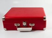 GPO SW196RED Attache Portable USB Turntable with Speakers Red - thumbnail