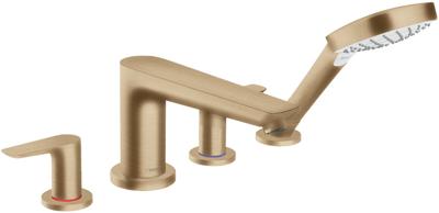 Hansgrohe Talis E 4-gats badrandmengkraan afbouwdeel voor inbouwdeel 13244180, Brushed Bronze Hansgrohe Talis E 4-gats badrandmengkraan afbouwdeel voor inbouwdeel 13244180, Brushed Bronze