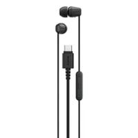 Sony IER‑EX15C - Bedrade USB-C oordopjes met microfoon - Lichtgewicht in-ear hoofdtelefoon - Knoopvrije kabel, helder geluid, Perfect voor op reis en dagelijks gebruik - Zwart - thumbnail