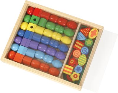 Super Grote Houten Kralen Cassette