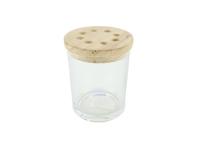 Vaas met schikdeksel Ø9,2xh7,5cm helder - thumbnail