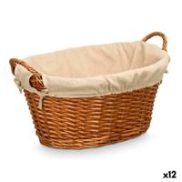Veelzijdige mand Kipit Natuurlijk Polyester Katoen vlechtwerk (12 Stuks) - thumbnail