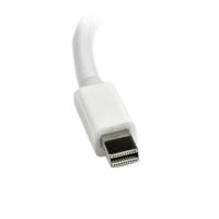 Mini DisplayPort naar VGA-Adapter Startech MDP2VGAW Wit Zwart 0,12 m - thumbnail