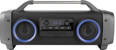 Oplaadbare boombox ghettoblaster met Bluetooth, verlichting, FM... Oplaadbare boombox ghettoblaster met Bluetooth, verlichting, FM...