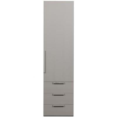 WOOOD Kledingkast 'Rens' 1-deurs, kleur Pebble Grey WOOOD Kledingkast 'Rens' 1-deurs, kleur Pebble Grey