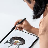 Microsoft Microsoft Surface Slim Pen 2 - Aktiver Stylus Touchpen Gumknop Zwart - thumbnail