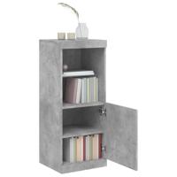 Dressoir met LED-verlichting 41x37x100 cm betongrijs - thumbnail