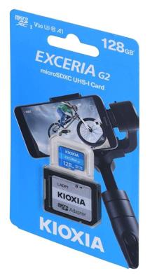 Kioxia EXCERIA G2 128 GB MicroSDHC UHS-III Klasse 10 - thumbnail