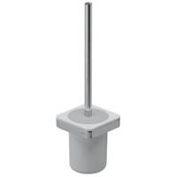 Toiletborstel met Houder Geesa Frame Wit Chroom - thumbnail
