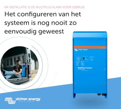 Victron Energy MultiPlus C 12/2000/80-30 Netomvormer 2000 W 12 V/DC - 230 V/AC Geïntegreerde laadregelaar Victron Energy MultiPlus C 12/2000/80-30 Netomvormer 2000 W 12 V/DC - 230 V/AC Geïntegreerde laadregelaar