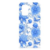 TPU Case voor Nokia XR21 Flowers Blue - thumbnail