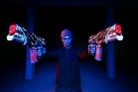 Blaster Hyper Gel - ZURU - X-SHOT Small Clutch - Automatisch en semi-automatisch - 1500 kogeltjes - Bereik 45 m/sec - thumbnail