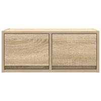Tv-meubelen 2 st 60x31x25,5 cm bewerkt hout sonoma eikenkleurig - thumbnail