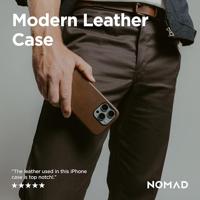 Nomad Modern Leather Case iPhone 16 Pro Max Rustic Brown Horween - thumbnail