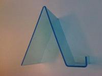 Acryl-boekensteun 105x150mm diep 40/125 - thumbnail