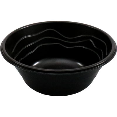 Depa Kom | Wave | reusable | pP | 400ml | zwart | 720 stuks