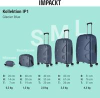 IMPACKT TROLLEY S 4 WIEL 55 CM GLACIER BLUE - thumbnail