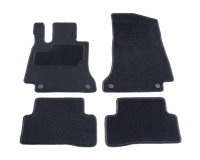 Automatten op maat - zwart stof - Mercedes C-klasse W205 sedan/touring vanaf 2014