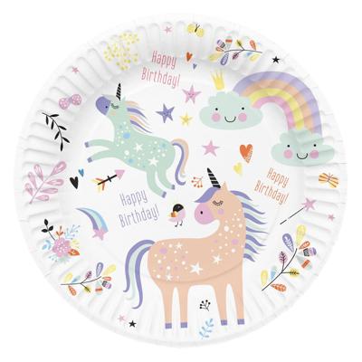 Folat BV Borden unicorns & rainbows, 8st. Folat BV Borden unicorns & rainbows, 8st.