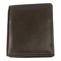 Leren Portemonnee Effen (Zwart) - thumbnail