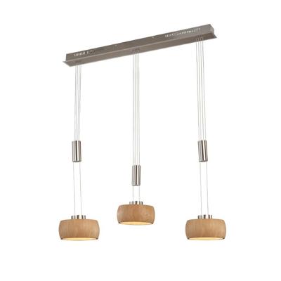 Fischer & Honsel 3-lichts hanglampShine-Wood led - 61073