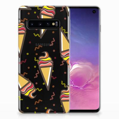 Samsung Galaxy S10 | Siliconen Case | Icecream