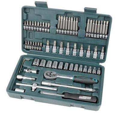 Brüder Mannesmann Doppendoos 1/4" (65 delig)
