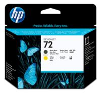 Originele inkt cartridge HP 72 Zwart/Geel - thumbnail