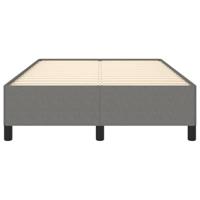 Bedframe stof donkergrijs 120x190 cm - thumbnail