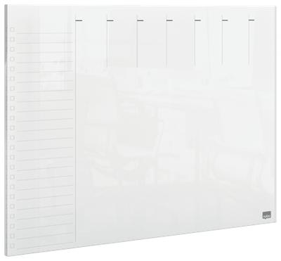 Weekplanner nobo transparant acryl a4