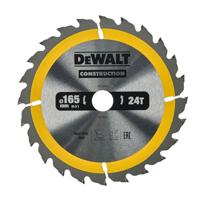 DeWalt Accessoires Cirkelzaagblad 165x20x24t, positief 10°, kerf 1.8mm - DT1934-QZ - thumbnail