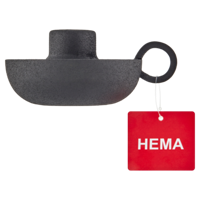 HEMA Kandelaar - matzwart (zwart) - thumbnail