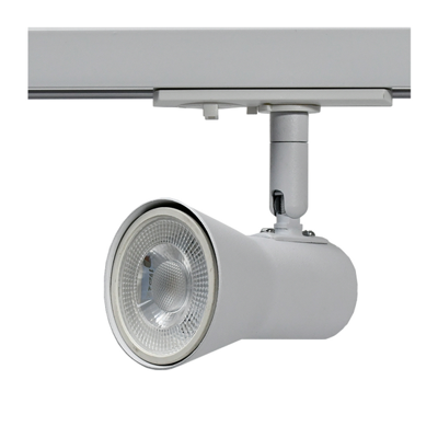 LED Railarmatuur met GU10 fitting - CONO Wit - 1-fase LED Railarmatuur met GU10 fitting - CONO Wit - 1-fase
