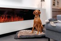 TRIXIE BE NORDIC HALSBAND HOND HALF-SLIP ZAND / ZWART 30X0,6 CM - thumbnail