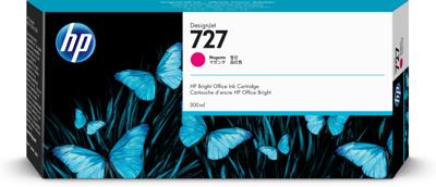 HP Inktcartridge 727 Origineel Magenta 300 ml F9J77A 1 stuk(s) HP Inktcartridge 727 Origineel Magenta 300 ml F9J77A 1 stuk(s)