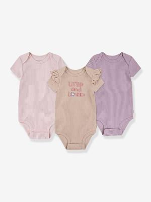 Set van 3 body's met korte mouwen HUGGIES grijs Set van 3 body's met korte mouwen HUGGIES grijs