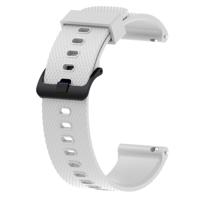 Silicone polsbandje voor Sport voor Garmin Vivoactive 3 20mm (wit) - thumbnail